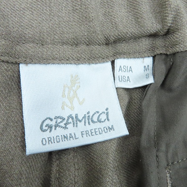 実際に弊社で買取させて頂いた(1)GRAMICCI×URBAN RESEARCH/グラミチ×アーバンリサーチ 別注 LANATECウールライクトラウザー GMP4-F1039/Mの画像 4枚目