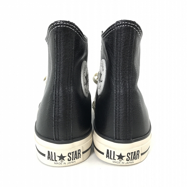 実際に弊社で買取させて頂いたCONVERSE/コンバース LEA ALL STAR J HI レザー オールスター 日本製 8.5の画像 1枚目