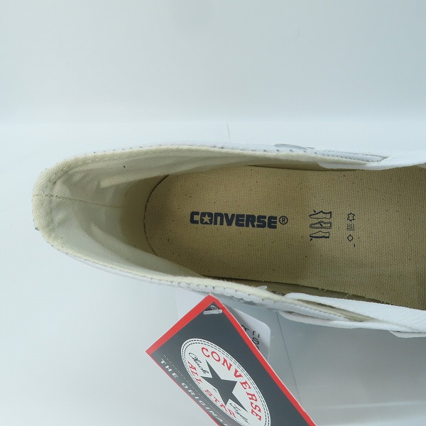 実際に弊社で買取させて頂いた【未使用】CONVERSE/コンバース LEA ALL STAR HI レザー オールスター ハイ 1B907/28の画像 4枚目
