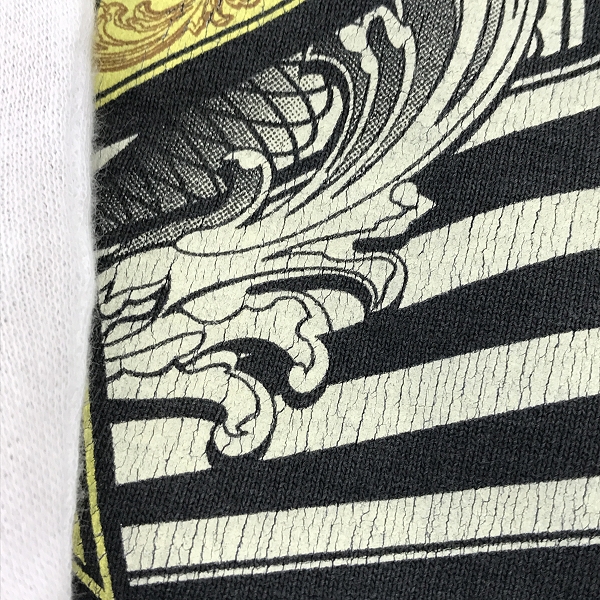 実際に弊社で買取させて頂いたGUNS N' ROSES/ガンズアンドローゼズ SHOOT製 ヴィンテージ/ビンテージ 2007 ワールド ツアー バンド Tシャツ/XLの画像 4枚目