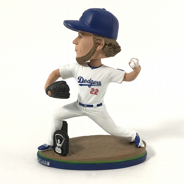 実際に弊社で買取させて頂いたロサンゼルス・ドジャース #22 クレイトン・カーショウ ボブルヘッドフィギュア/首振り人形 の画像 2枚目
