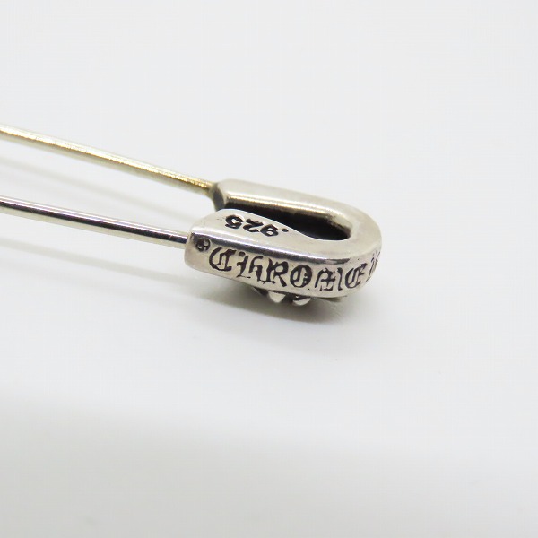 実際に弊社で買取させて頂いたCHROME HEARTS/クロムハーツ CHプラス セーフティーピン/安全ピン ラージ 1PDの画像 3枚目