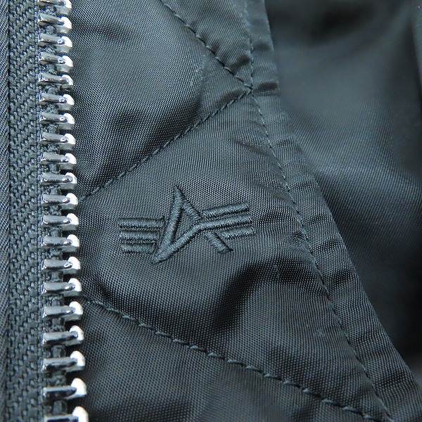 実際に弊社で買取させて頂いたALPHA INDUSTRIES/アルファインダストリーズ MA-1 フライトジャケット TA0414-001/Lの画像 3枚目