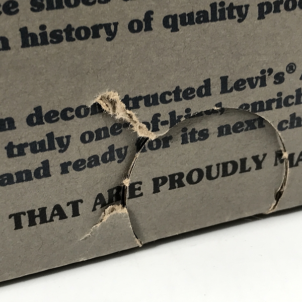 実際に弊社で買取させて頂いたNEW BALANCE×LEVIS/ニューバランス×リーバイス GREY DENIM スニーカー M992LV /27.5Dの画像 7枚目