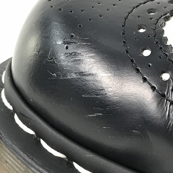 実際に弊社で買取させて頂いたDr.Martens/ドクターマーチン BROGUE SHOE BEX/WINGTIP レザー ウイングチップ/ドレスシューズ 10458/UK7の画像 6枚目