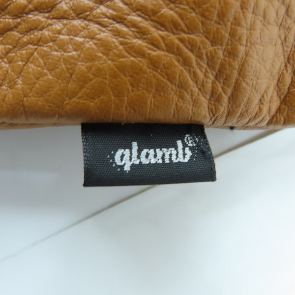 実際に弊社で買取させて頂いたglamb/グラム ショルダーバッグ トートバック レザー ブラウン/ブラックの画像 6枚目