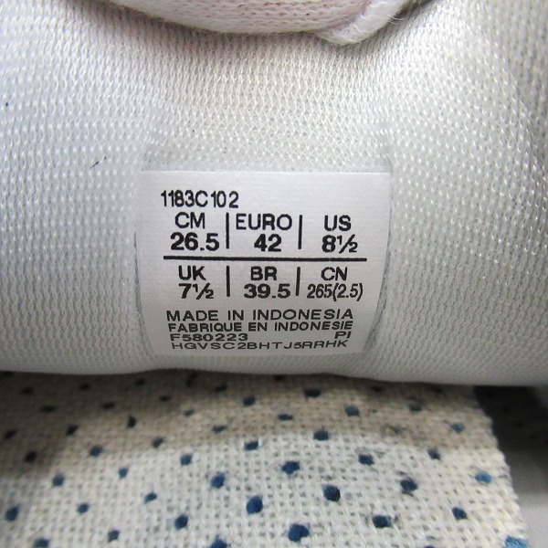 実際に弊社で買取させて頂いたOnitsuka Tiger/オニツカタイガー MEXICO 66/メキシコ 66 ローカット スニーカー 1183C102-200/26.5の画像 5枚目