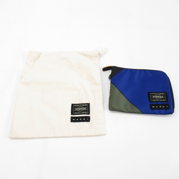 実際に弊社で買取させて頂いたMARNI × PORTER/マルニ × ポーター L字ファスナーコインケースの画像 6枚目