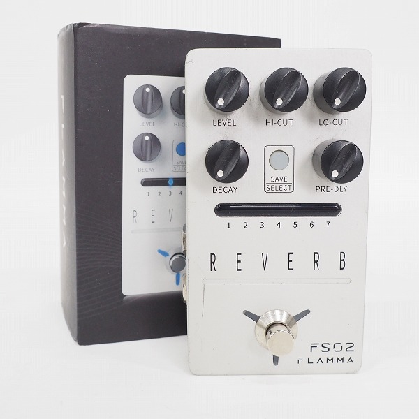 実際に弊社で買取させて頂いたFLAMMA/フランマ FS02 REVERB デジタル・リバーブ エフェクター【動作確認済】