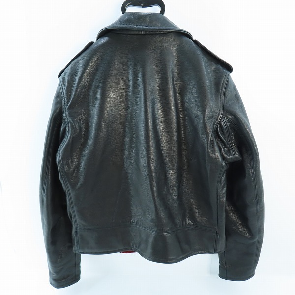 実際に弊社で買取させて頂いたSchott/ショット ダブル ライダース ジャケット 528US Dポケット/44の画像 1枚目