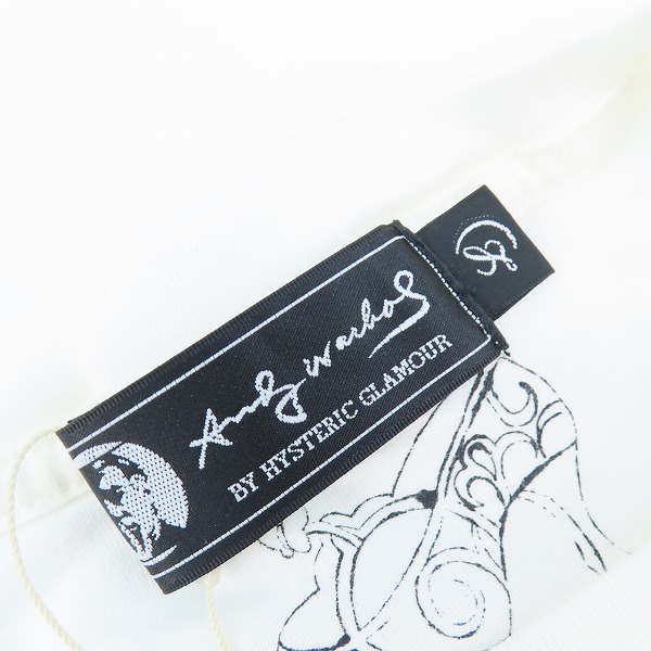 実際に弊社で買取させて頂いた【未使用】ANDY WARHOL BY HYSTERIC GLAMOUR/ヒステリックグラマー Tシャツ 0422CT04 L の画像 2枚目