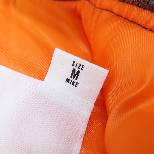 実際に弊社で買取させて頂いたWTAPS/ダブルタップス 16AW MA-1 JACKET NYLON TWILL フライトジャケット 162GWDT-JKM04/Mの画像 3枚目