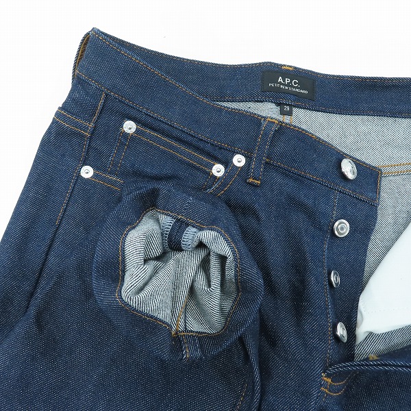 実際に弊社で買取させて頂いたA.P.C./アーペーセー /ストレート デニムパンツ 29の画像 2枚目