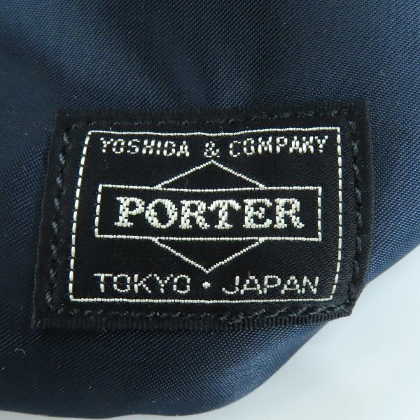 実際に弊社で買取させて頂いた(6)【未使用】PORTER/ポーター TANKER WAIST BAG (L) タンカー ウエストバッグ L アイアンブルー/622-76628の画像 4枚目