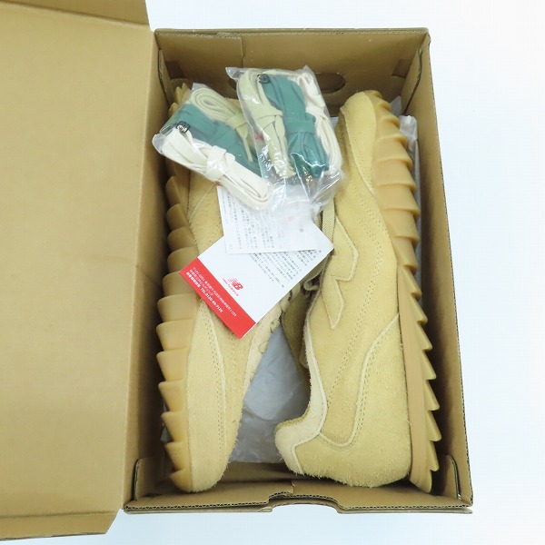 実際に弊社で買取させて頂いた【未使用】New Balance×AURALEE/ニューバランス×オーラリー スウェード スニーカー URC30AU/28の画像 6枚目