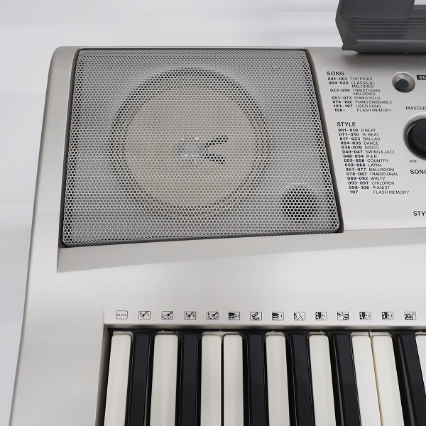 実際に弊社で買取させて頂いた★YAMAHA/ヤマハ PSR-E313 PORTATONE 電子キーボード ポータトーン 61鍵 ペダル・ACアダプター付き【簡易動作確認済】の画像 1枚目