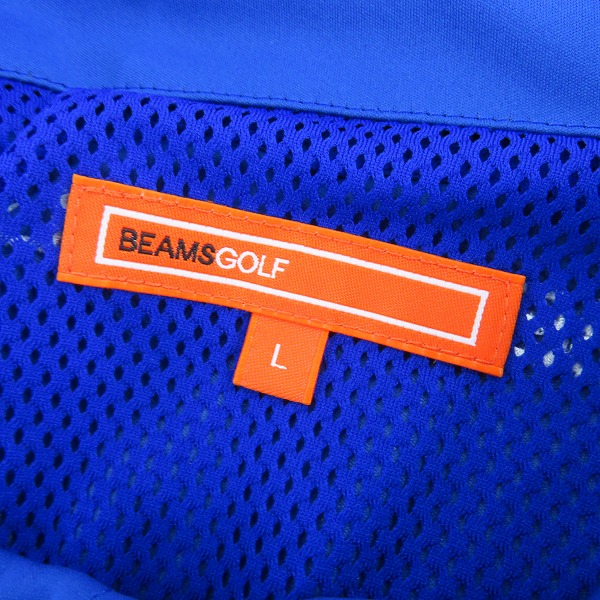 実際に弊社で買取させて頂いた【未使用】BEAMS GOLF/ビームスゴルフ ORANGE LABEL/ジャケット 82-18-0189-803/Mの画像 2枚目