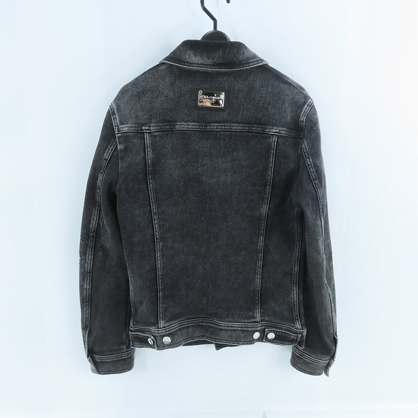実際に弊社で買取させて頂いたDOLCE&GABBANA/ドルチェ&ガッバーナ DG グラフィティ デニム ジャケット G9VZ8D/G8GV8/44の画像 1枚目