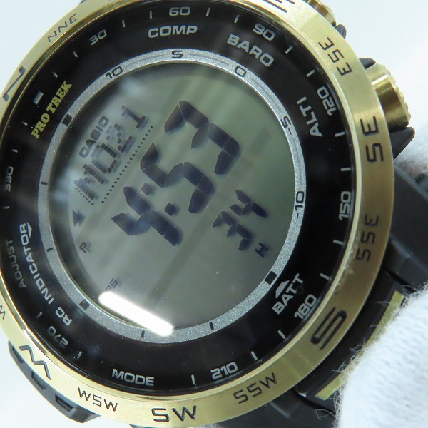 実際に弊社で買取させて頂いたCASIO/カシオ PRO TREK/プロトレック 電波ソーラー デジタル 腕時計 PRW-35YC-1JF の画像 4枚目