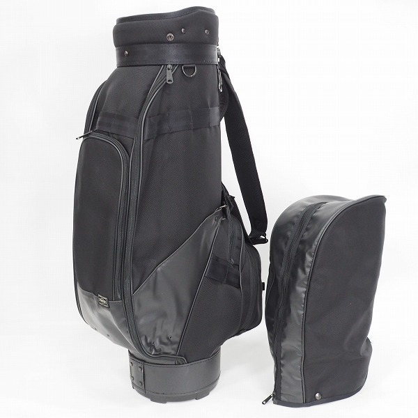 実際に弊社で買取させて頂いたPORTER/ポーター ゴルフ 6分割キャディバッグ ブラックの画像 1枚目