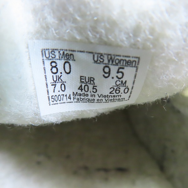 実際に弊社で買取させて頂いたVANS/バンズ スリッポン スニーカー/シューズ VR3 SF VN0A4BX8T5O/26の画像 5枚目