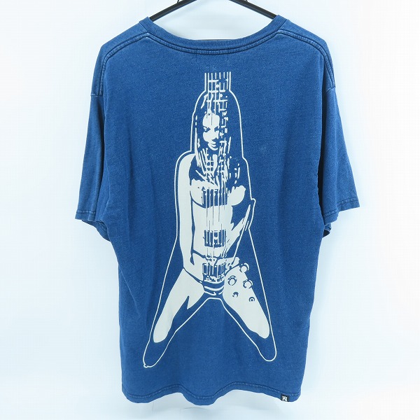 実際に弊社で買取させて頂いたHYSTERIC GLAMOUR/ヒステリックグラマー ギター ガール バックプリント Tシャツ 02213CT05/Lの画像 1枚目