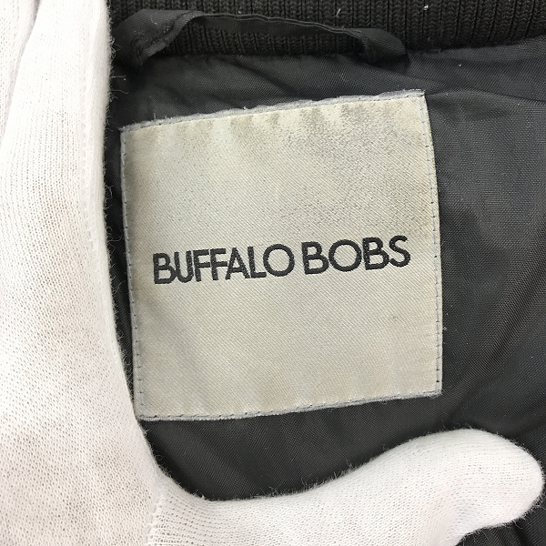 実際に弊社で買取させて頂いたBUFFALO BOBS/バッファローボブス LUCE SHORT-LEATHER TOUCH/ルーチェ ショート レザータッチ フードジャケット/1-2の画像 2枚目