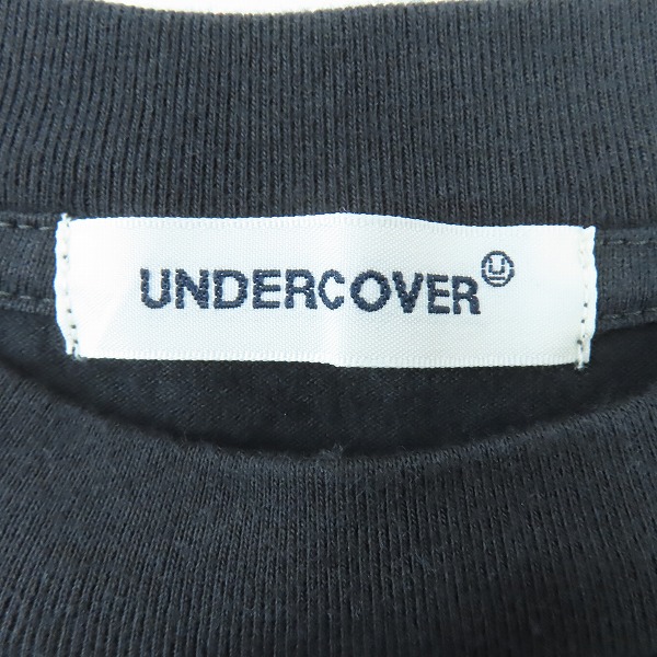 実際に弊社で買取させて頂いたUNDERCOVER/アンダーカバー サイドジップ ROSE プリントTシャツ UP1D4805/2の画像 2枚目