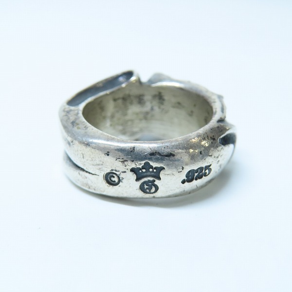 実際に弊社で買取させて頂いた【ギャラ付き】Gabor/ガボール Gaboratory/ガボラトリー GOTHIC SKULL RING/ゴシック スカル リング 19.5号の画像 3枚目