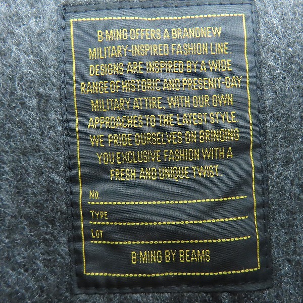 実際に弊社で買取させて頂いたJE MORGAN x B:MING by BEAMS /JE モルガン × ビーミング by ビームス キルティングジャケット JC861-63G/Mの画像 3枚目