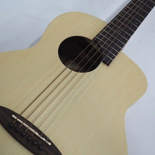 実際に弊社で買取させて頂いた★aNueNue Guitar/アヌエヌエ  Bird M1 ミニアコースティックギター/アコギ ギグケース付の画像 5枚目