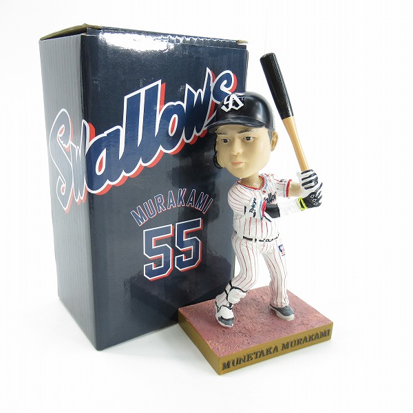 実際に弊社で買取させて頂いた東京ヤクルトスワローズ 2023 村上宗隆 #55 ボブルヘッド/フィギュア