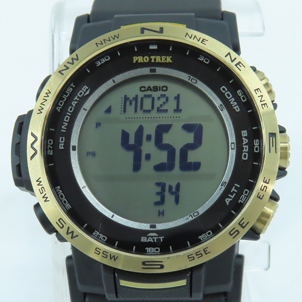 実際に弊社で買取させて頂いたCASIO/カシオ PRO TREK/プロトレック 電波ソーラー デジタル 腕時計 PRW-35YC-1JF 