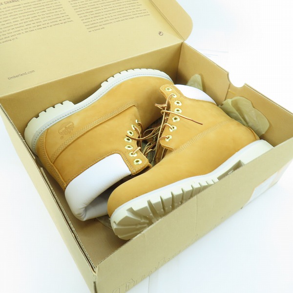 実際に弊社で買取させて頂いたTlinberrland/ティンバーランド 7ホール ヌバックレザー レースアップ ブーツ 27016/9Wの画像 8枚目