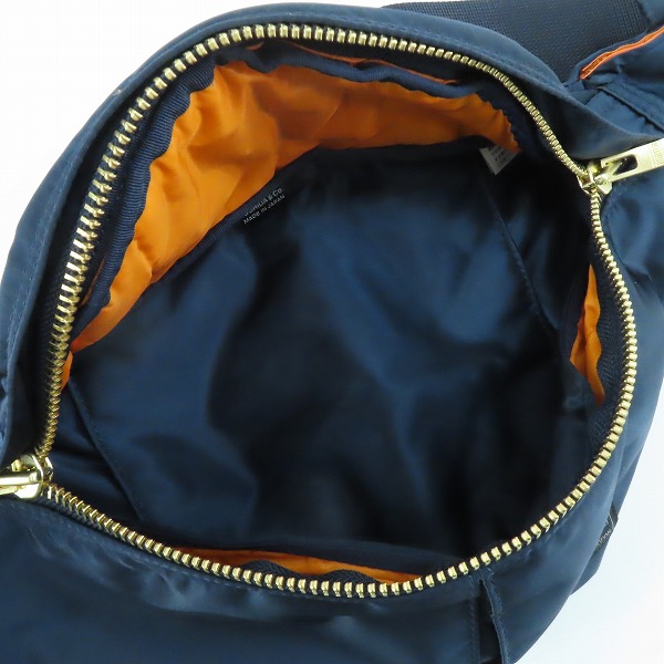 実際に弊社で買取させて頂いた(5)【未使用】PORTER/ポーター TANKER WAIST BAG (L) タンカー ウエストバッグ L アイアンブルー/622-76628の画像 3枚目