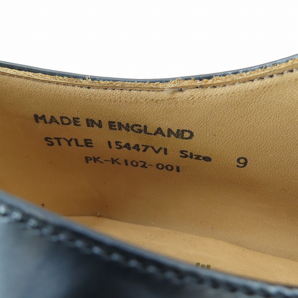 実際に弊社で買取させて頂いたCOMME des GARCONS HOMME PLUS×GEORGE COX/コムデギャルソンオムプリュス×ジョージコックス ドレスシューズ PK-K102-001/9の画像 5枚目
