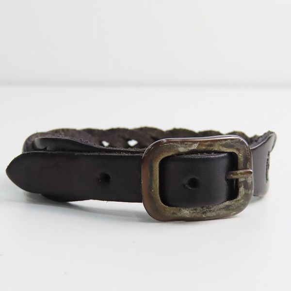 実際に弊社で買取させて頂いたIL BISONTE/イルビゾンテ レザーブレスレットの画像 3枚目