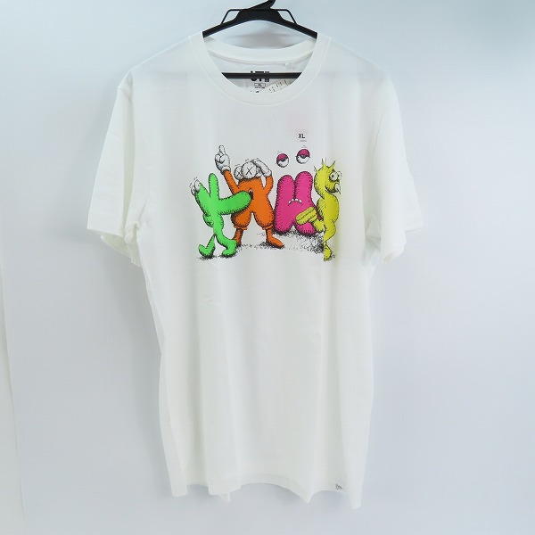 実際に弊社で買取させて頂いた【未使用】UNIQLO×KAWS/ユニクロ×カウズ キャラデザイン Tシャツ /XL
