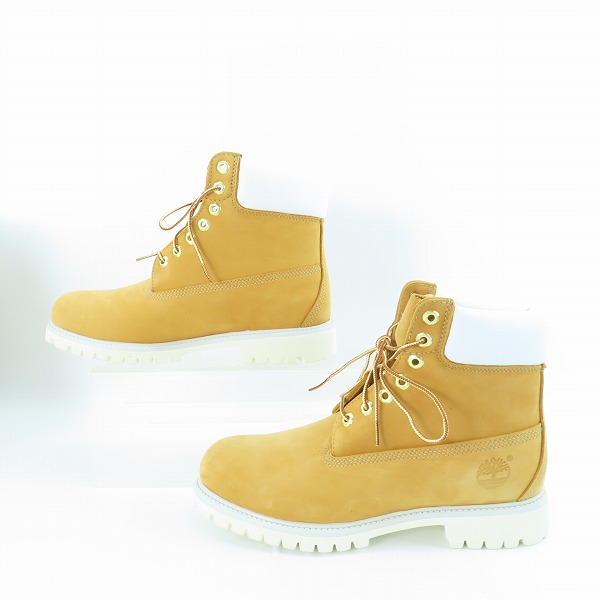 実際に弊社で買取させて頂いたTlinberrland/ティンバーランド 7ホール ヌバックレザー レースアップ ブーツ 27016/9Wの画像 3枚目