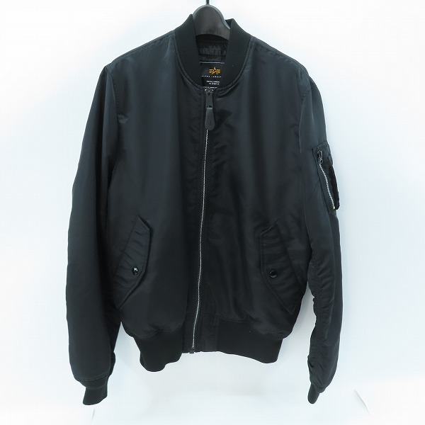 実際に弊社で買取させて頂いたALPHA INDUSTRIES/アルファインダストリーズ MA-1 フライトジャケット TA0414-001/L