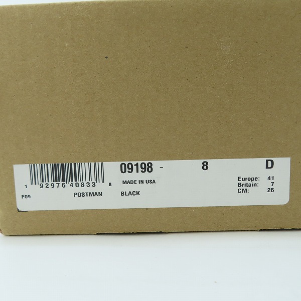 実際に弊社で買取させて頂いたRED WING/レッドウィング Postman Romeo ポストマン ブーツ 9198/8Dの画像 9枚目