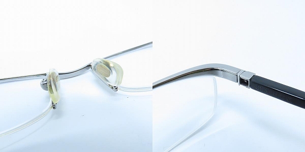 実際に弊社で買取させて頂いたSTARCK EYES×alain mikli/スタルクアイズ × アランミクリ  BIOOP.T15 メガネフレーム P0001.21の画像 3枚目