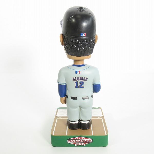 実際に弊社で買取させて頂いたUpper Deck 2002 MLB BALLPARK IDOLS ニューヨーク・ヤンキース ロベルト・アロマー 直筆サイン入り ボブル ヘッドフィギュアの画像 3枚目