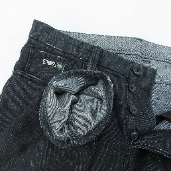 実際に弊社で買取させて頂いたEMPORIO ARMANI/エンポリオアルマーニ スタッズ付き ストレッチデニムパンツ SLIM FIT 3Z1J00 1D82Z/29の画像 2枚目
