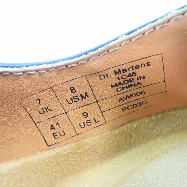 実際に弊社で買取させて頂いたDr.Martens/ドクターマーチン 3ホールブーツ/シューズ AW006/UK7の画像 5枚目