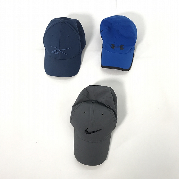 実際に弊社で買取させて頂いた【おまとめ】NIKE/ナイキ UNDER ARMOUR/アンダーアーマー Reebok/リーボック 等 ランニングキャップの画像 1枚目