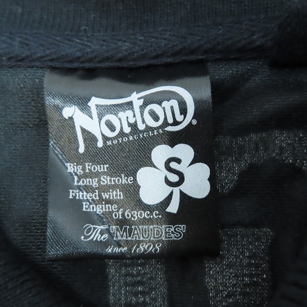 実際に弊社で買取させて頂いたNorton/ノートン WORLD CHAMPIONS 刺繍 ポロシャツ 12N1205/Sの画像 2枚目
