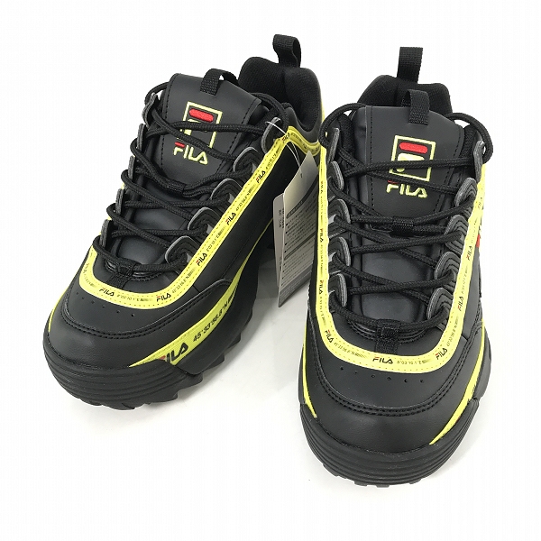実際に弊社で買取させて頂いた【未使用】FILA/フィラ 厚底 ローカットスニーカー FS1HTB3196X /25.5