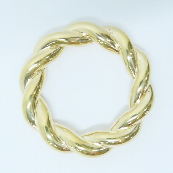 実際に弊社で買取させて頂いたBOTTEGA VENETA/ボッテガヴェネタ Ag925/シルバー925 ツイストリング 665811 VAHU0/20.5号の画像 5枚目