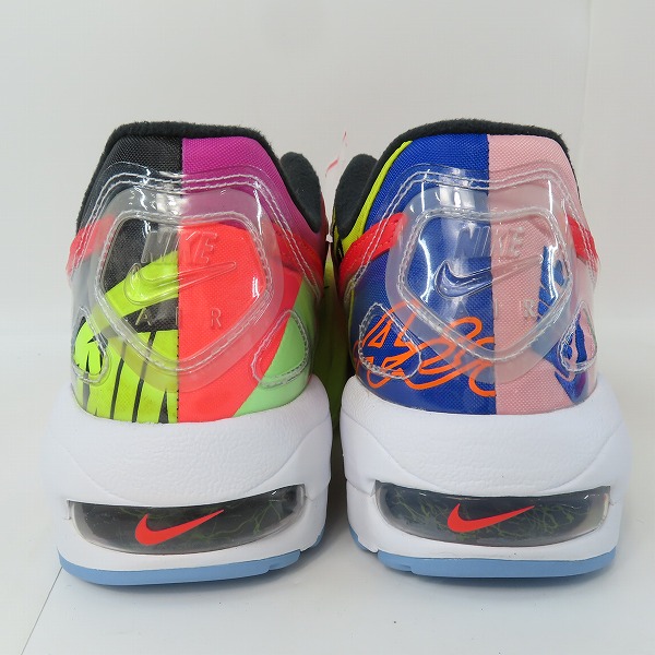 実際に弊社で買取させて頂いたNIKE/ナイキ×ATMOS/アトモス AIR MAX2 LIGHT QS/エアマックス2 ライト クイックストライク BV7406-001/27の画像 1枚目